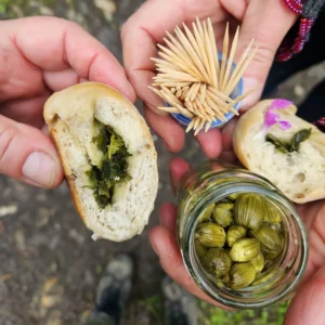 Baguette mit Kräutern